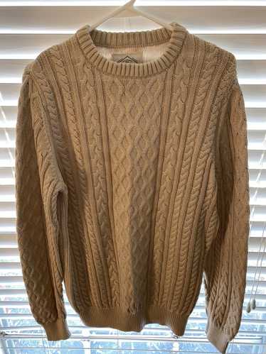Vintage Cable Knit Sweatshirt - image 1