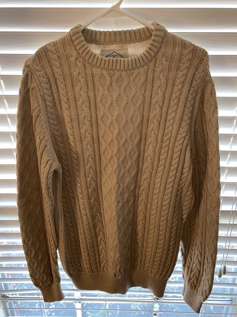 Vintage Cable Knit Sweatshirt - image 2