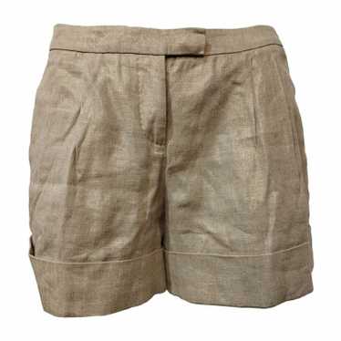 Alexander McQueen Shorts Linen in Beige - image 1