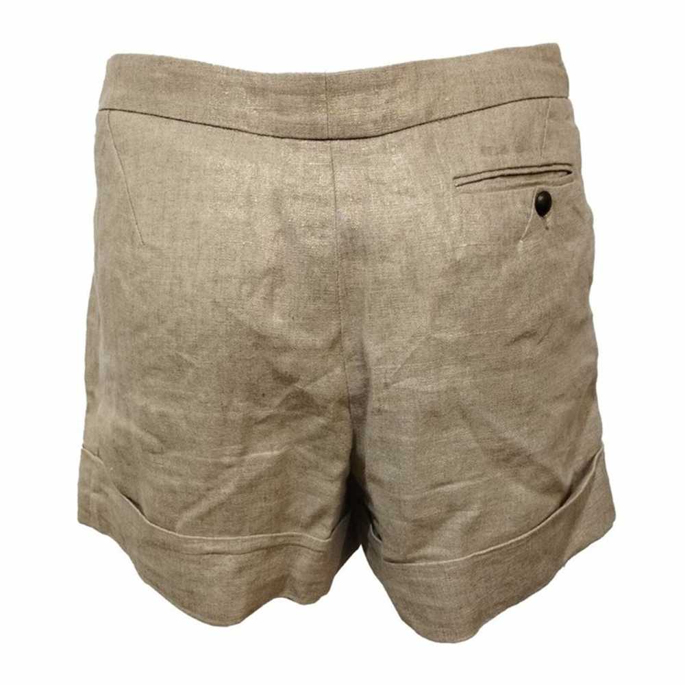 Alexander McQueen Shorts Linen in Beige - image 2