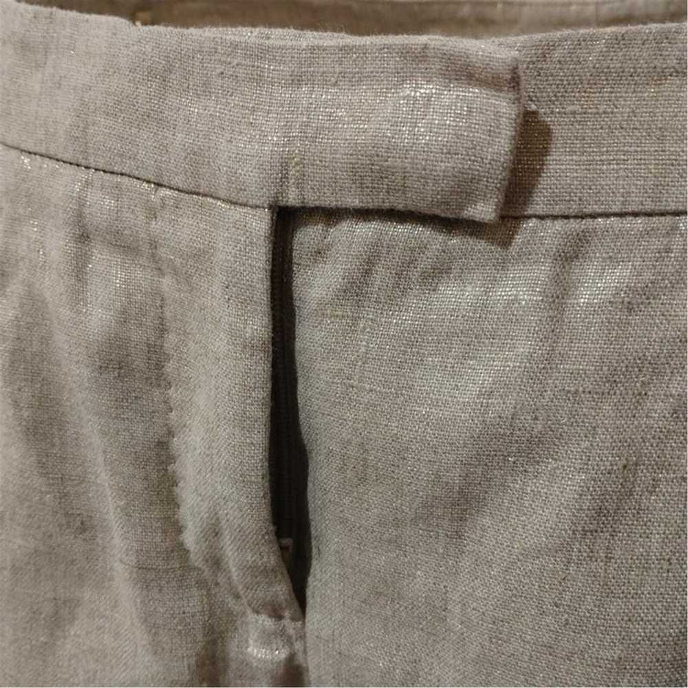 Alexander McQueen Shorts Linen in Beige - image 4