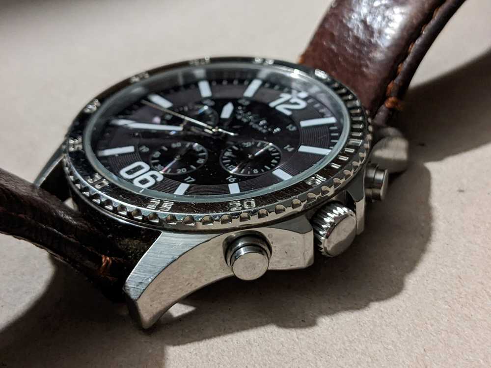 Bulova Stainless Steel Chronograph - Caravelle by… - image 1