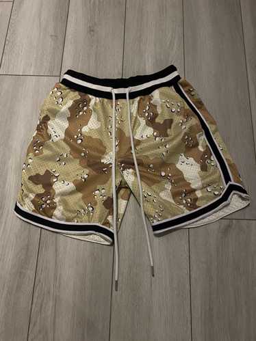 Distressed Cargo Shorts - Camo, mnml