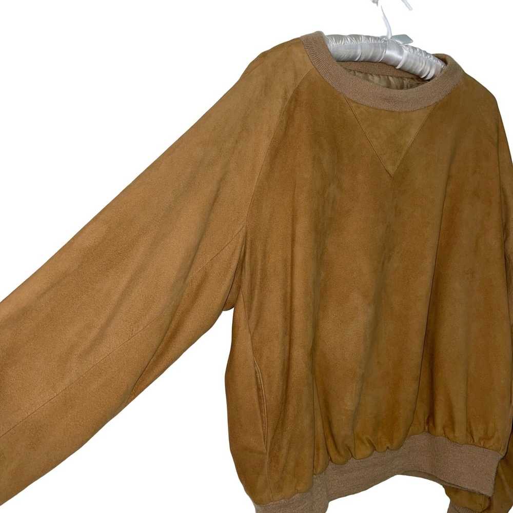 Vintage Lords Mens Suede Sweatshirt Size XL Vinta… - image 8