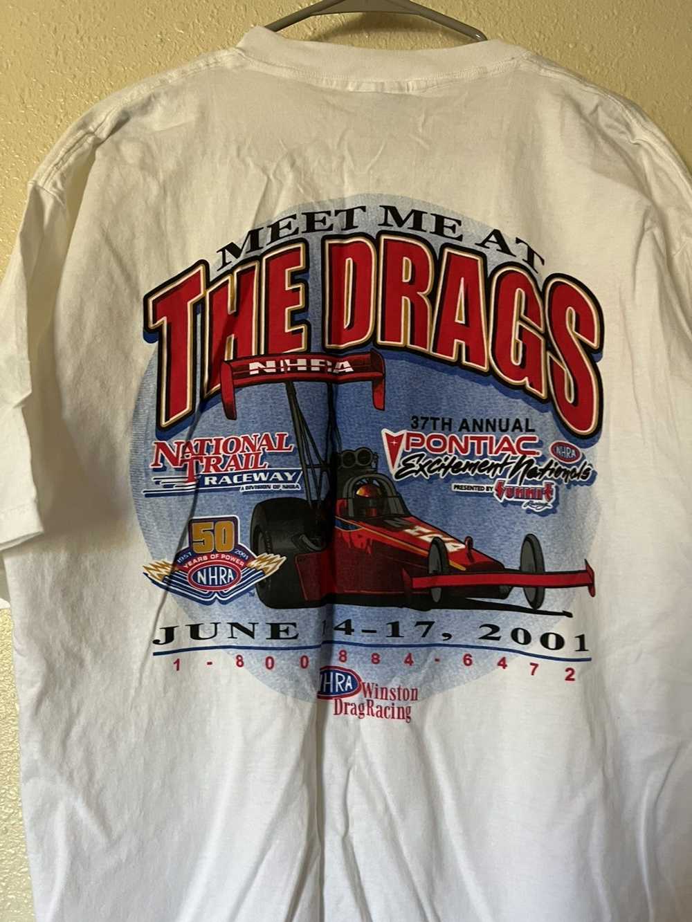 Vintage Vintage NHRA Drag Racing Shirt - image 4