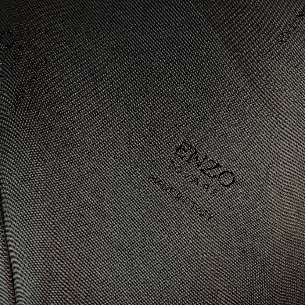 Designer Enzo Tovare 3 Button Suit Jacket Charcoa… - image 12