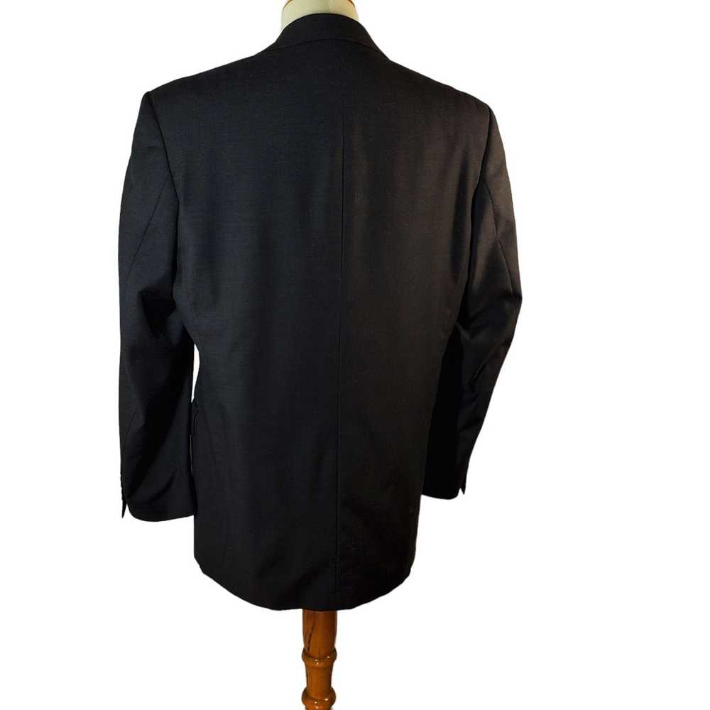 Designer Enzo Tovare 3 Button Suit Jacket Charcoa… - image 5