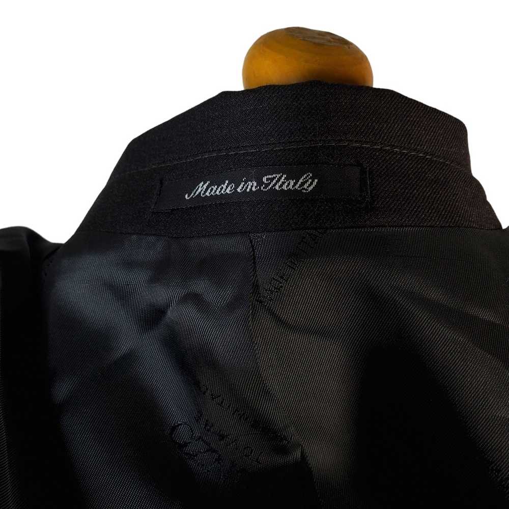 Designer Enzo Tovare 3 Button Suit Jacket Charcoa… - image 9