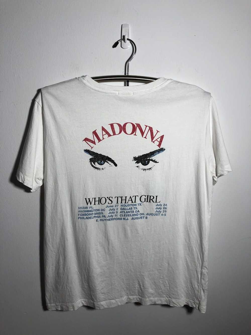 Band Tees × Japanese Brand × Vintage Madonna Whos… - image 2