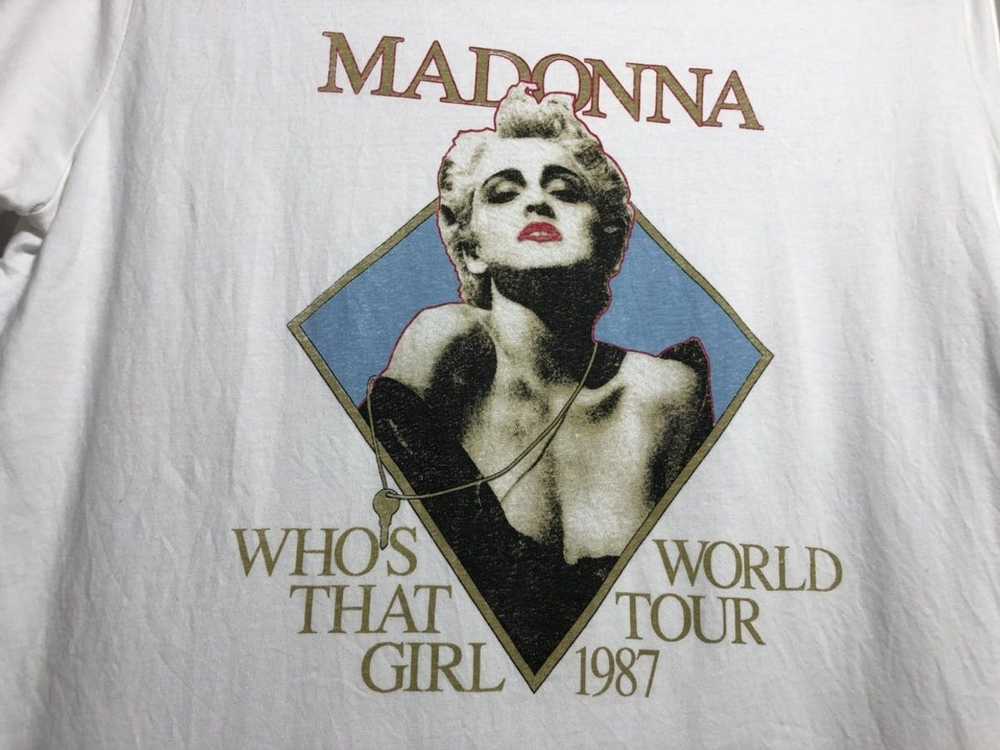 Band Tees × Japanese Brand × Vintage Madonna Whos… - image 3