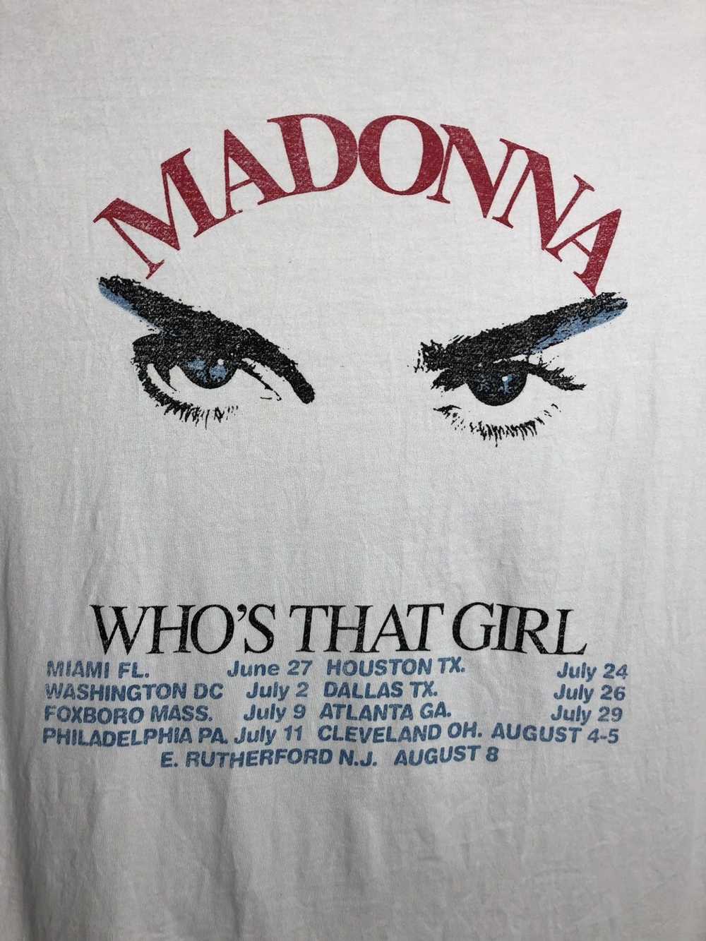 Band Tees × Japanese Brand × Vintage Madonna Whos… - image 4