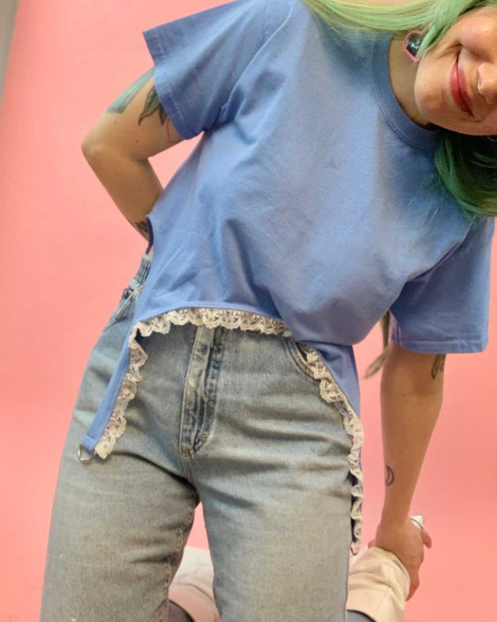90’s extreme high waisted jeans - image 5