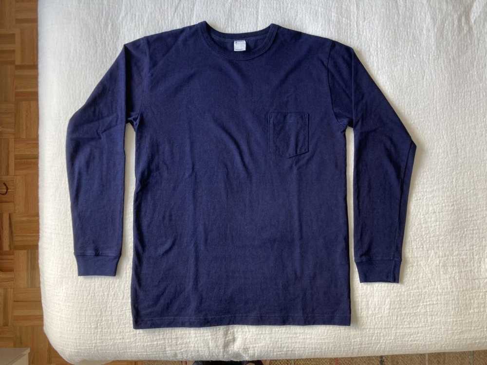 3sixteen Long Sleeve Pocket T-shirt Indigo Large - image 1