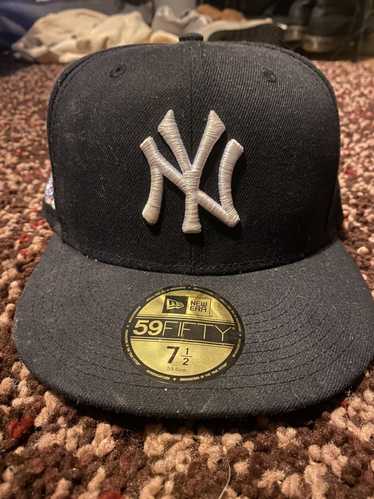  New Era 59Fifty Hat York Yankees MLB Basic Blue Fitted Cap  11591129 7 : Sports & Outdoors