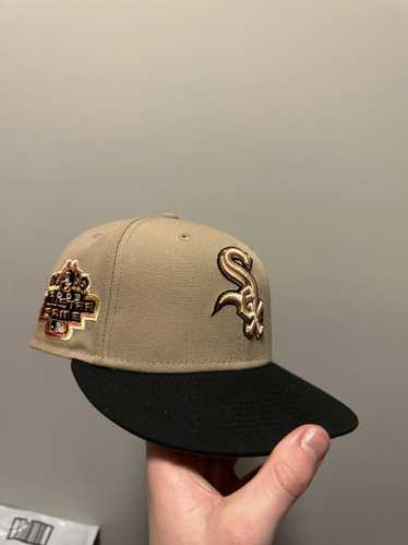 New Era Chicago White Sox Sz 6 7/8 Fitted Brown Bl