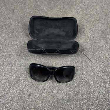 Chanel Chanel Oversized Black Ribbon Bow & CC Logo Sunglasses +