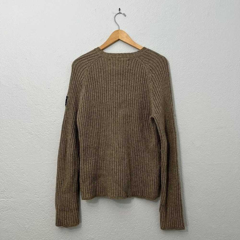Abercrombie & Fitch Vintage wool v neck ribbed kn… - image 2