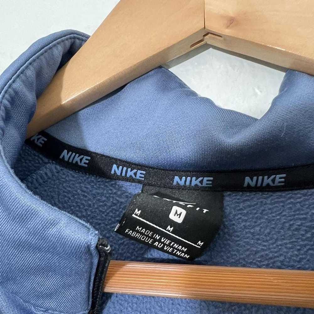 Nike Nike blue quarter zip pullover sweatshirt - image 3