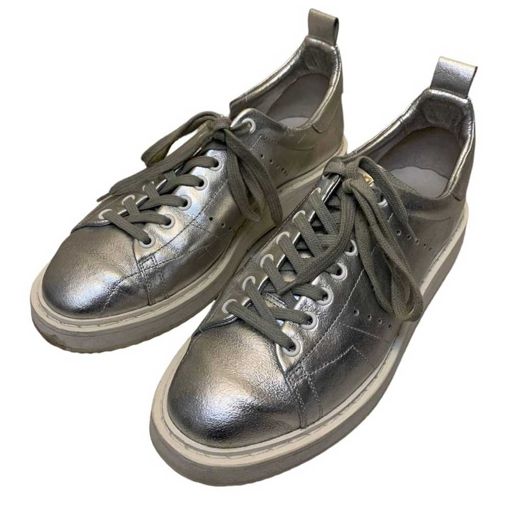 Golden Goose Golden Goose Starter Silver Metallic… - image 2