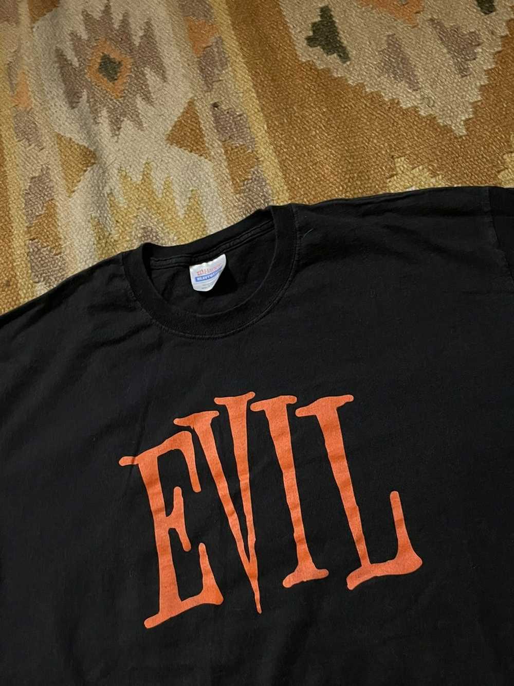 Hanes × Streetwear × Vintage Vintage evil graphic… - image 3