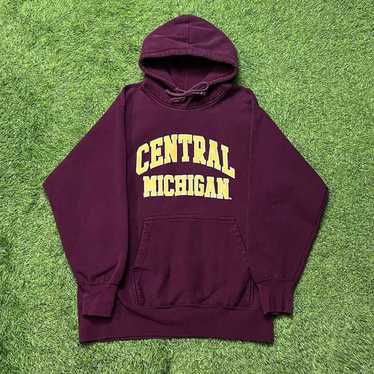 Central Michigan 1892 Action C Women's Vintage Maroon Crewneck