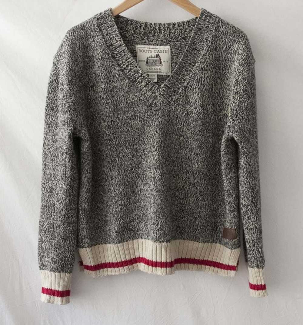 Roots Roots Cabin Sweater Women Oversize Size XS - image 2