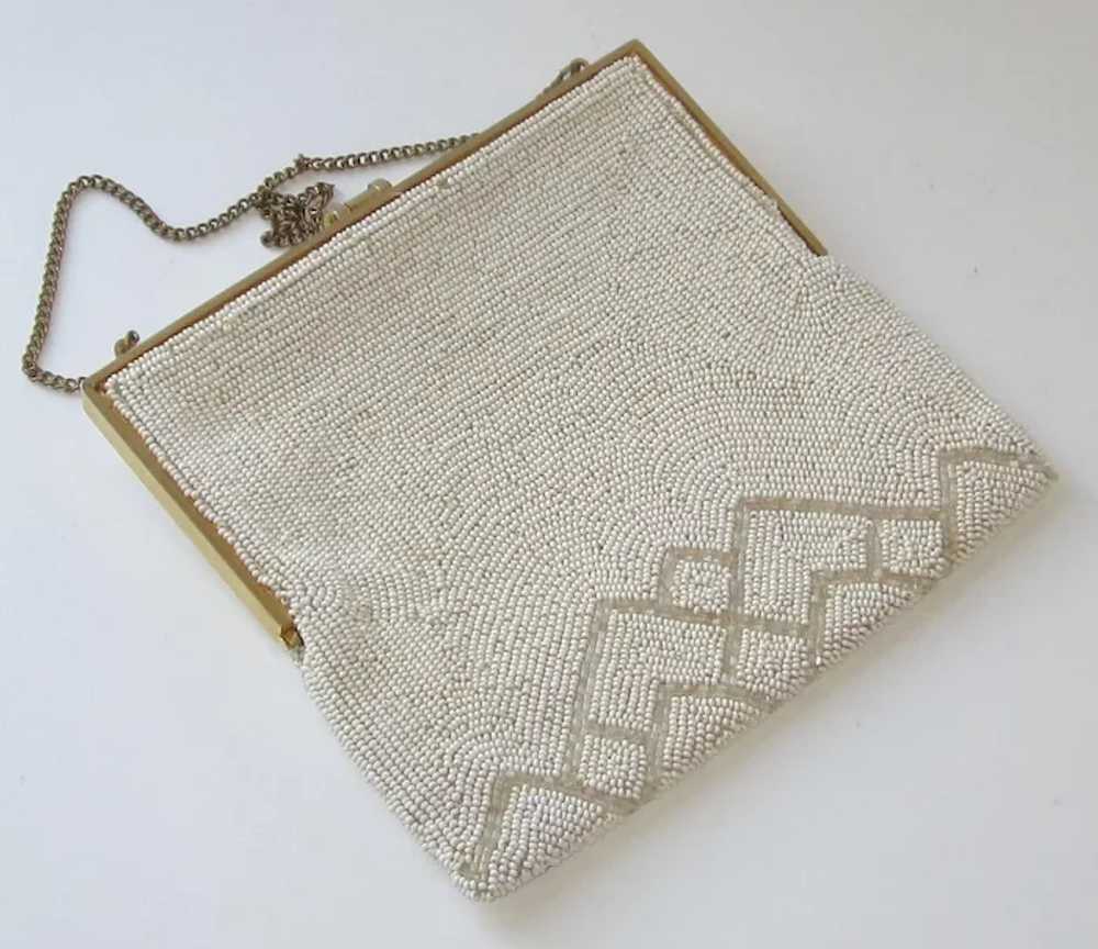 Lovely Vintage Beaded Evening Bag - Belgium - image 3