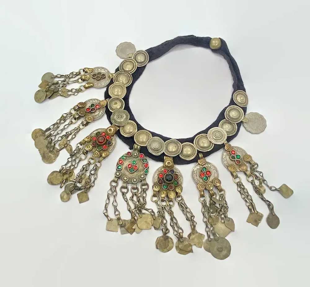 Afghan Necklace, Coins, Middle Eastern, Massive, … - image 2