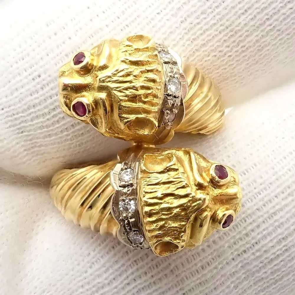 Authentic! Ilias Lalaounis 18k Yellow Gold Chimer… - image 12