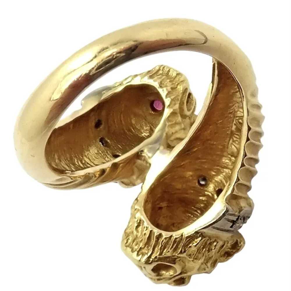 Authentic! Ilias Lalaounis 18k Yellow Gold Chimer… - image 9