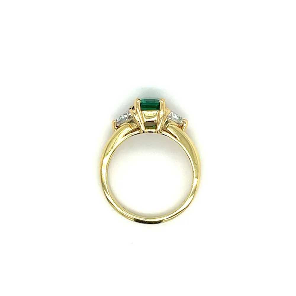 1.30 Carat Zambian Minor Oil Emerald Cut Emerald … - image 4