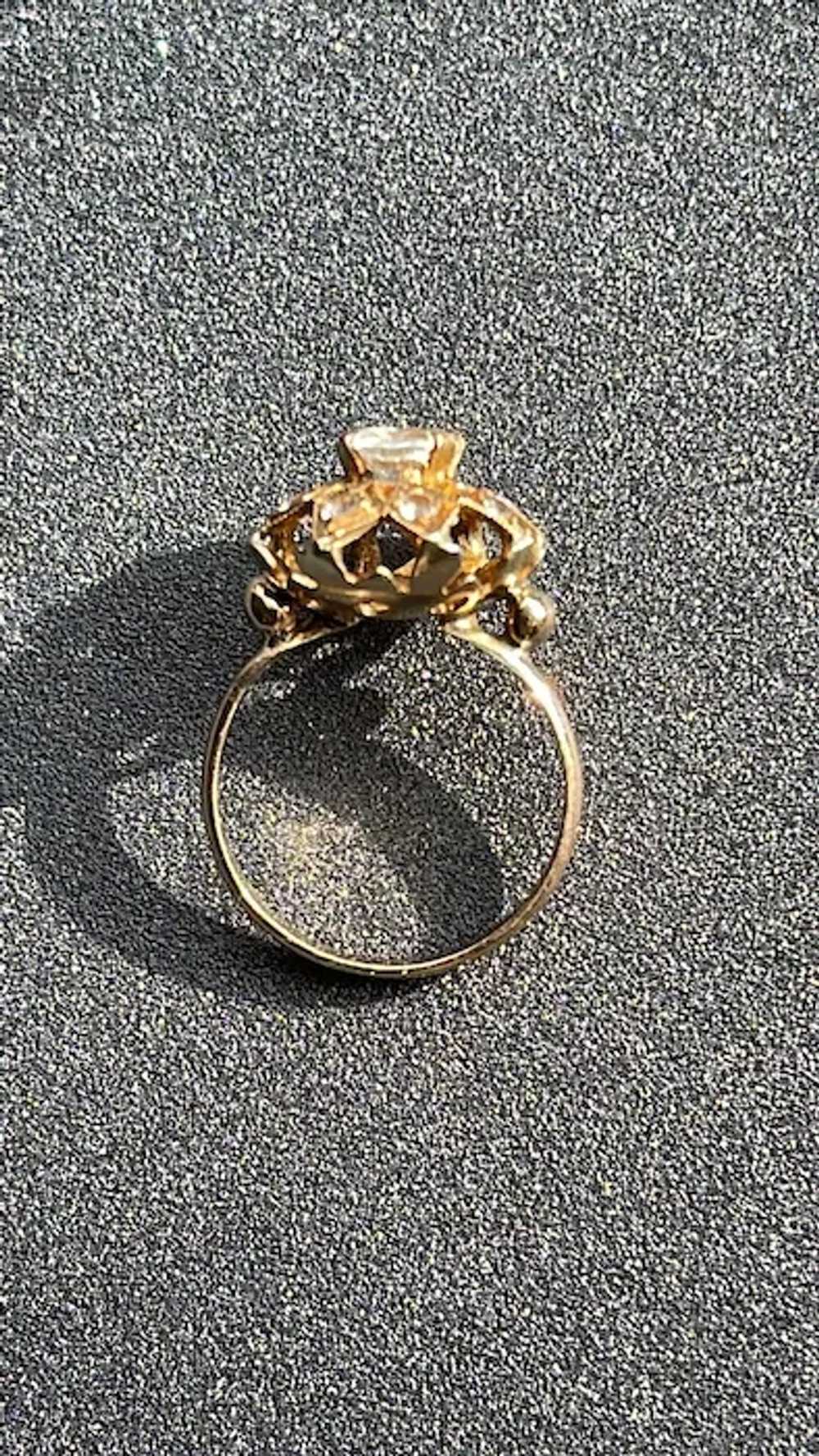 14k Victorian Spinel ring - image 7