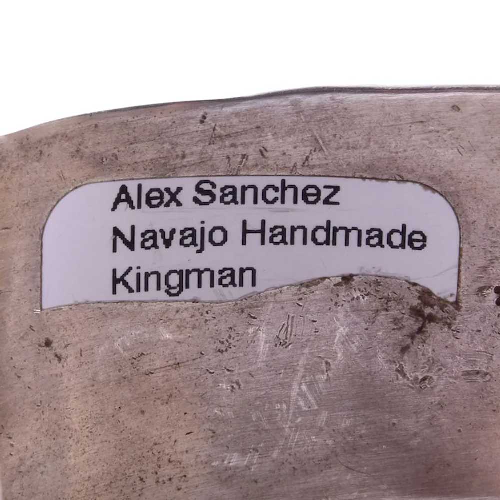 Zuni Navajo Alex Sanchez Kingman Turquoise Sterli… - image 7