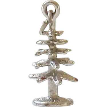 Sterling Silver Christmas Tree Charm - image 1