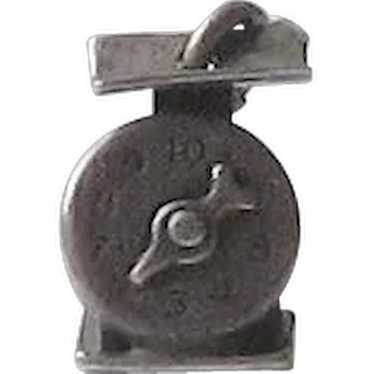 Vintage Sterling Silver Charm - Baby Scale