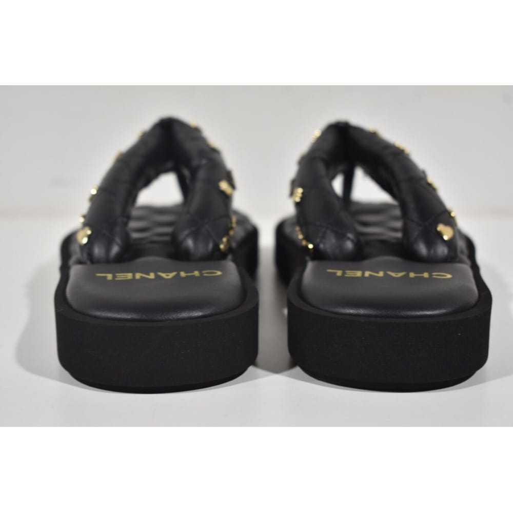 Chanel Leather sandal - image 3