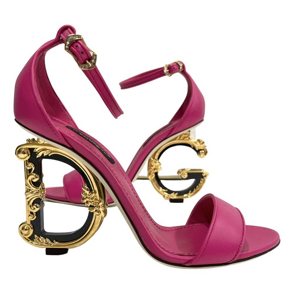 Dolce & Gabbana Leather sandal - image 1
