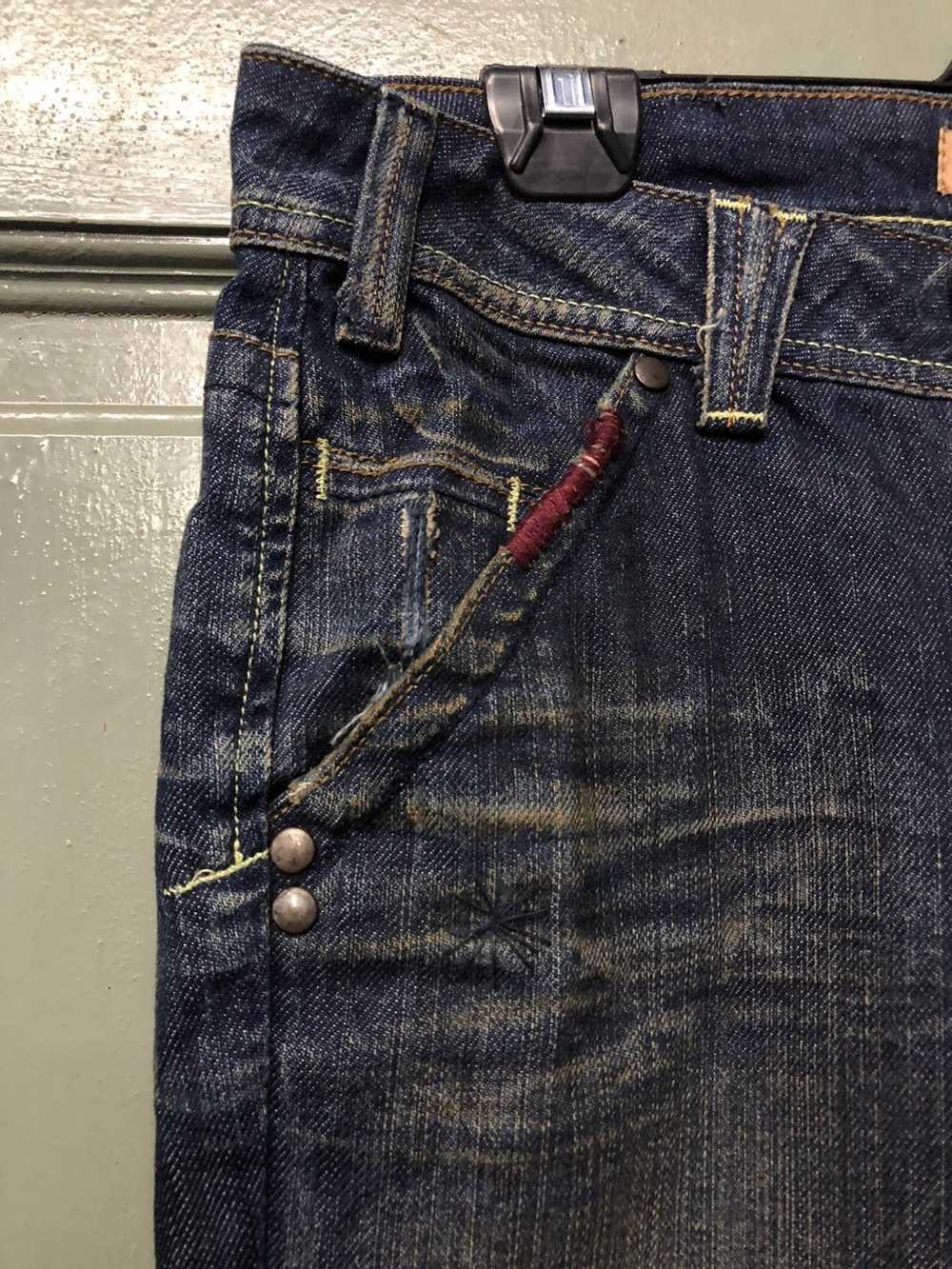 Distressed Denim × Made In Usa × Vintage FLARED🔥… - image 4