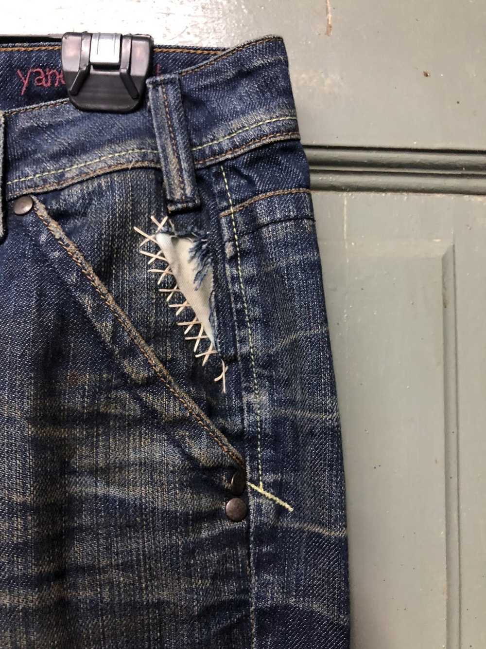 Distressed Denim × Made In Usa × Vintage FLARED🔥… - image 5