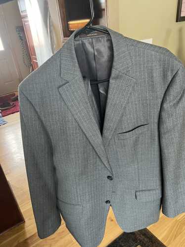 Macys × Tasso Elba Grey Pinstripe suit