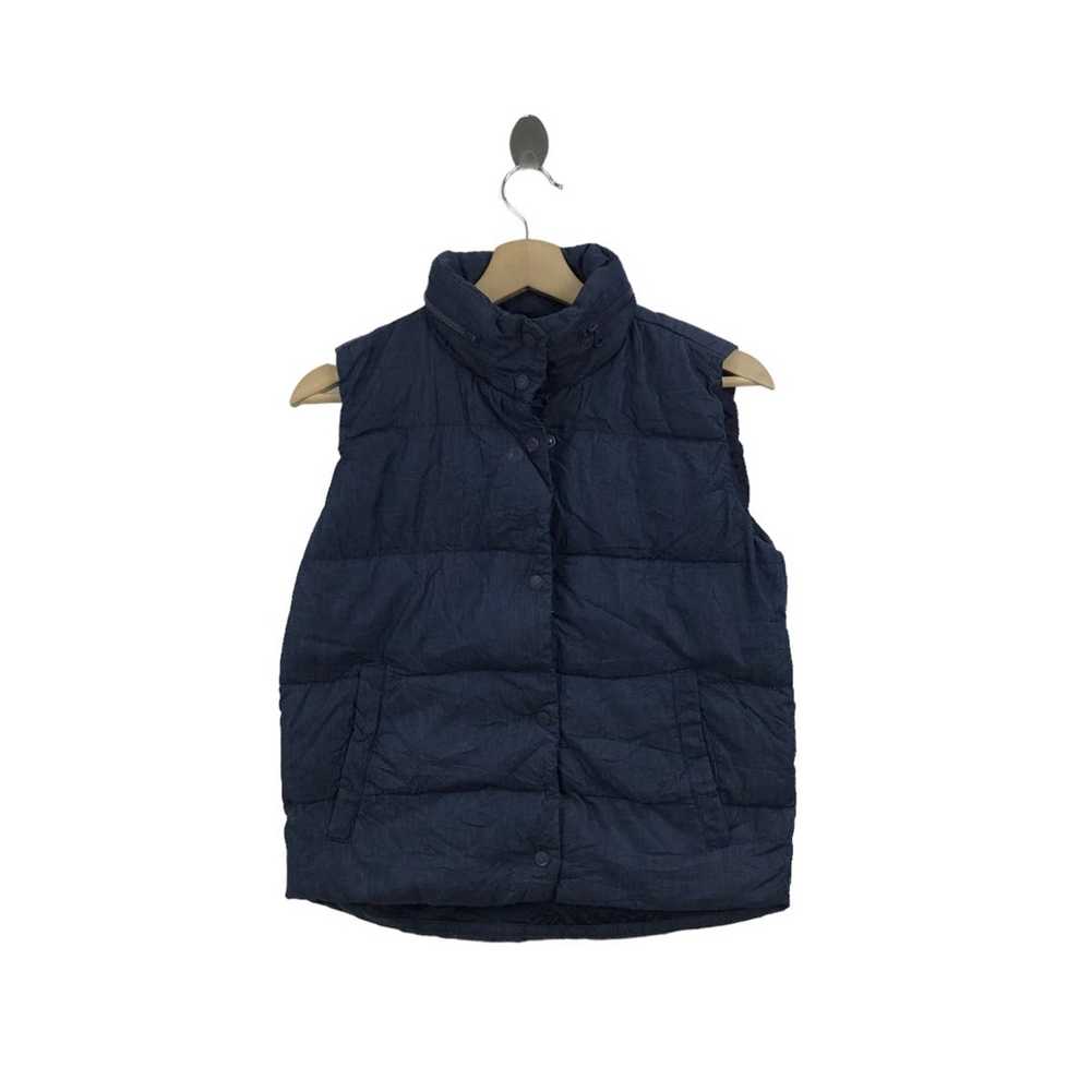 Gap GAP Puffer Vest Sleeveless Indigo Style - image 1