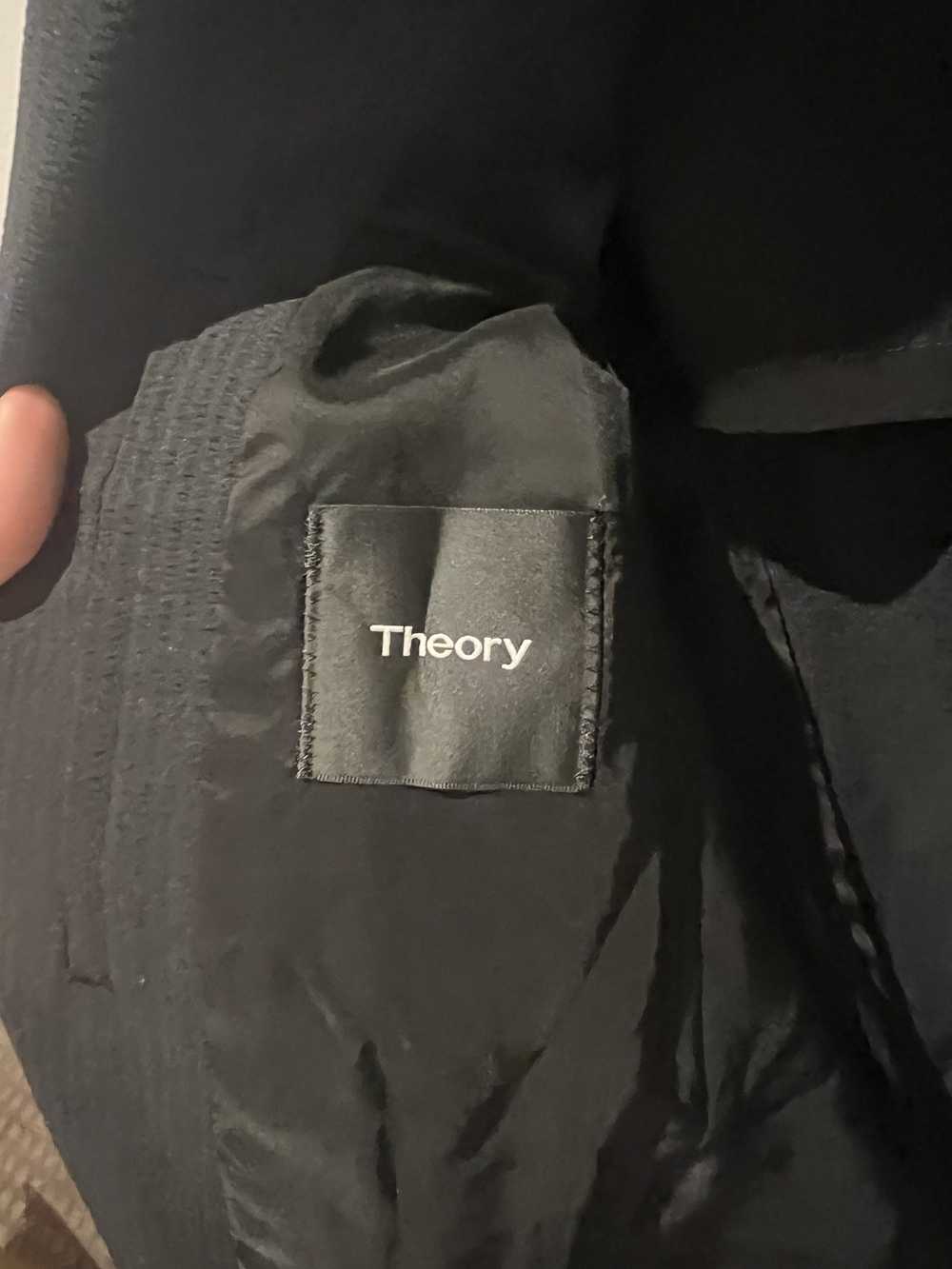 Theory Seersucker Suit Jacket - image 3