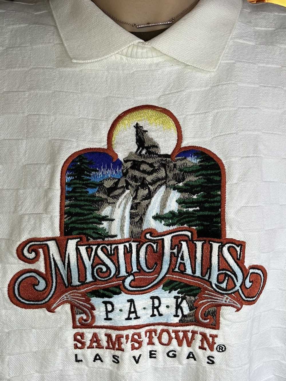 Vintage 80’s Mystic Falls Park collared sweater - image 1