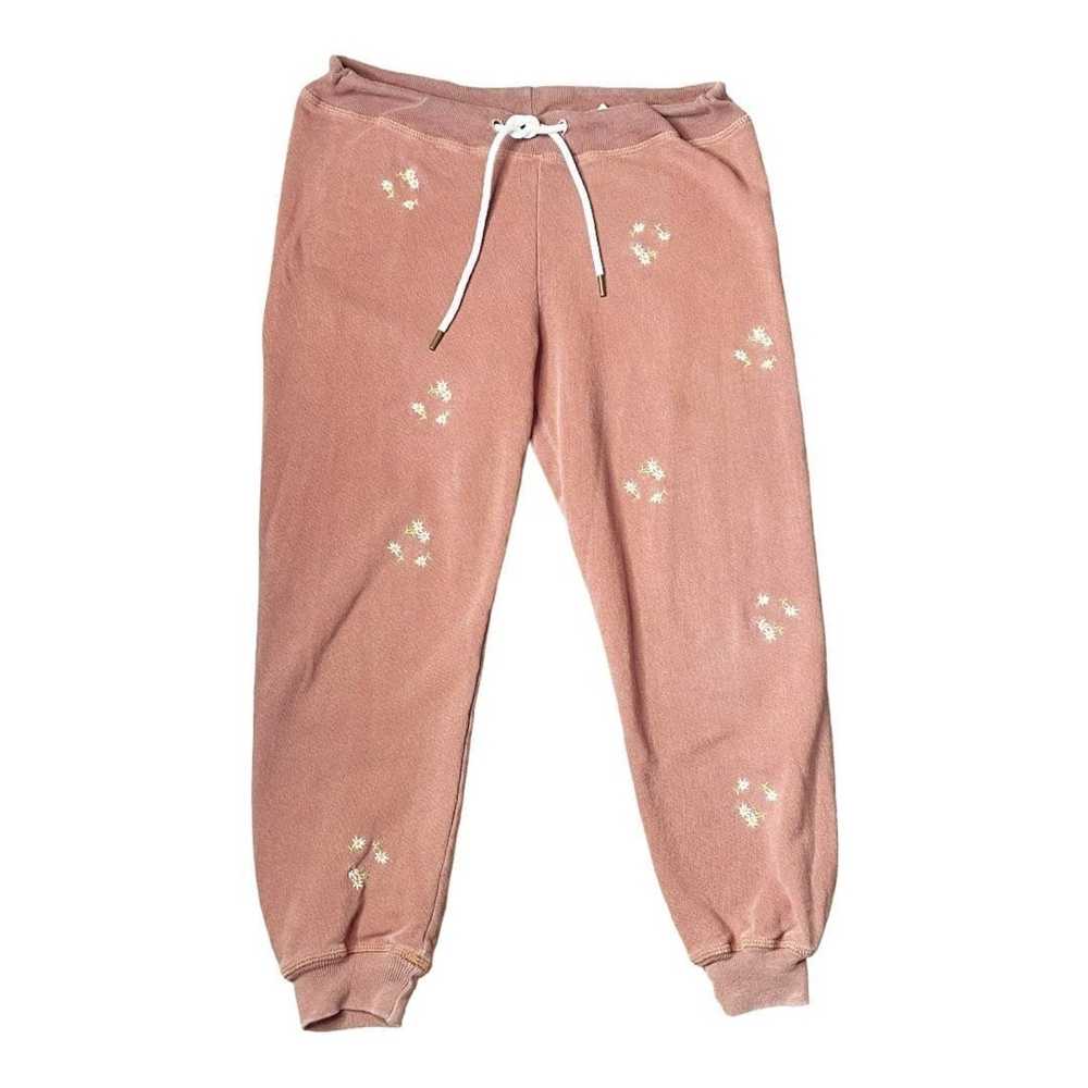 The Great The Great. Cropped Sweatpants Daisy Emb… - image 2