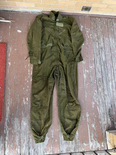 Military Vintage Military Coveralls Green