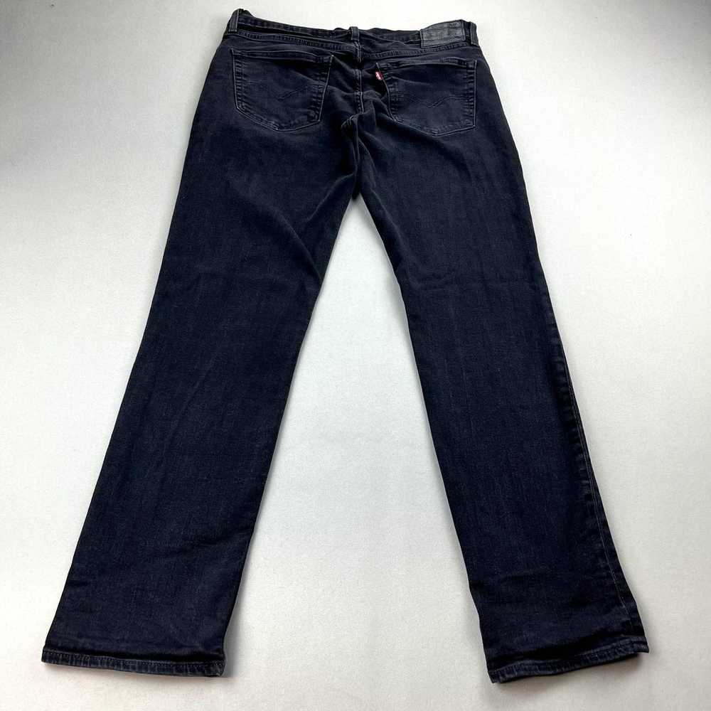 Levi's Levis 511 Jeans Mens 36x34 Black Denim Sli… - image 1