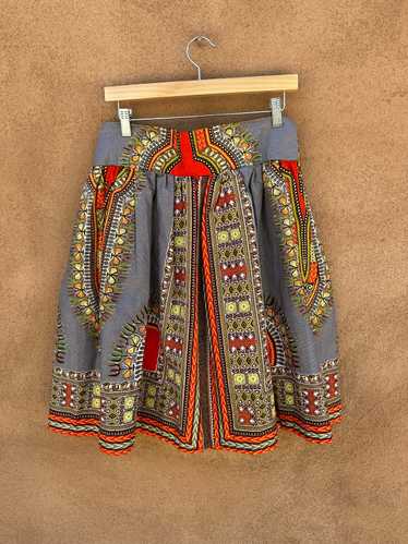 Colorful Togolese Skirt - Authentic West African S