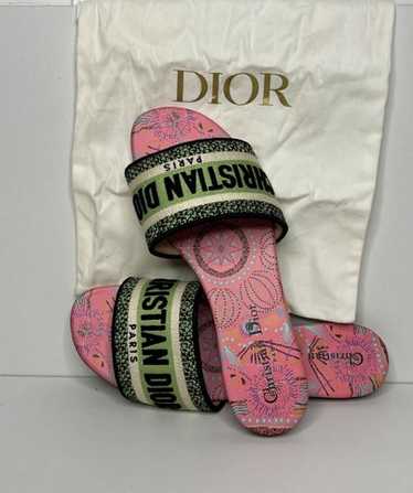 Dior サンダル DWAY ピンク ☆送料込☆DIOR Dウェイ 厚底 サンダル ピンク ピンク系 Dior