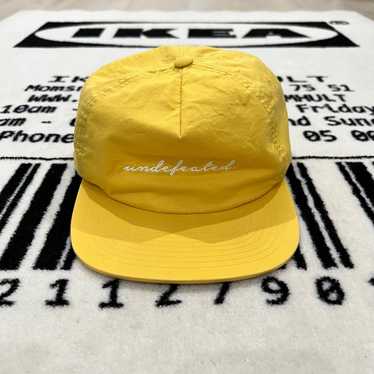 Undefeated Undefeated Logo Yellow Adjustable Metal