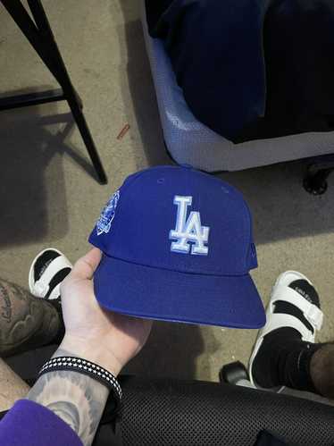 Hat Club Black Dome Los Angeles Dodgers Black And Green Visor Size